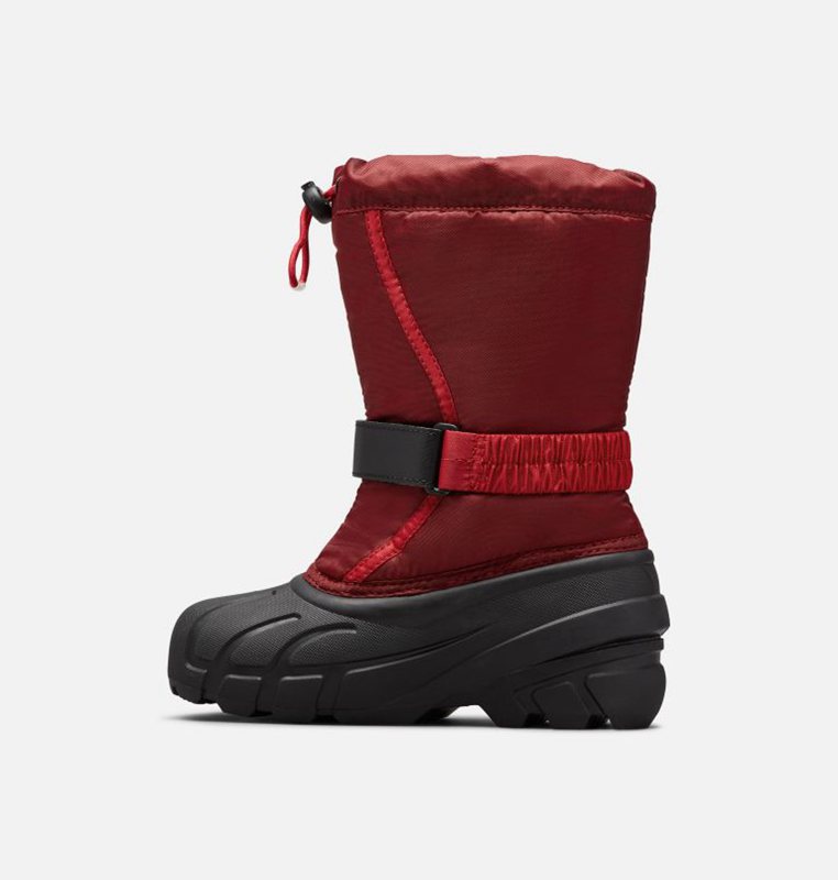 Botas Nieve Sorel Niños - Childrens Flurry™ Rojas/Negras - 90153-ORIN